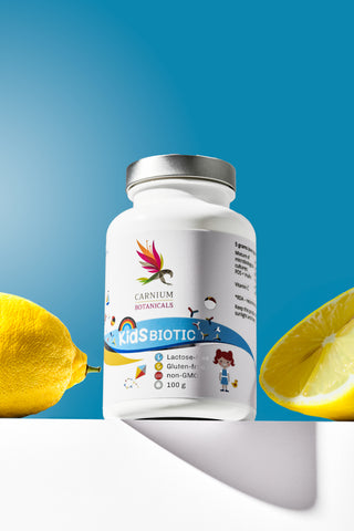 Kids Biotic: Otroške mikrobiološke kulture z vitaminom C, prehransko dopolnilo